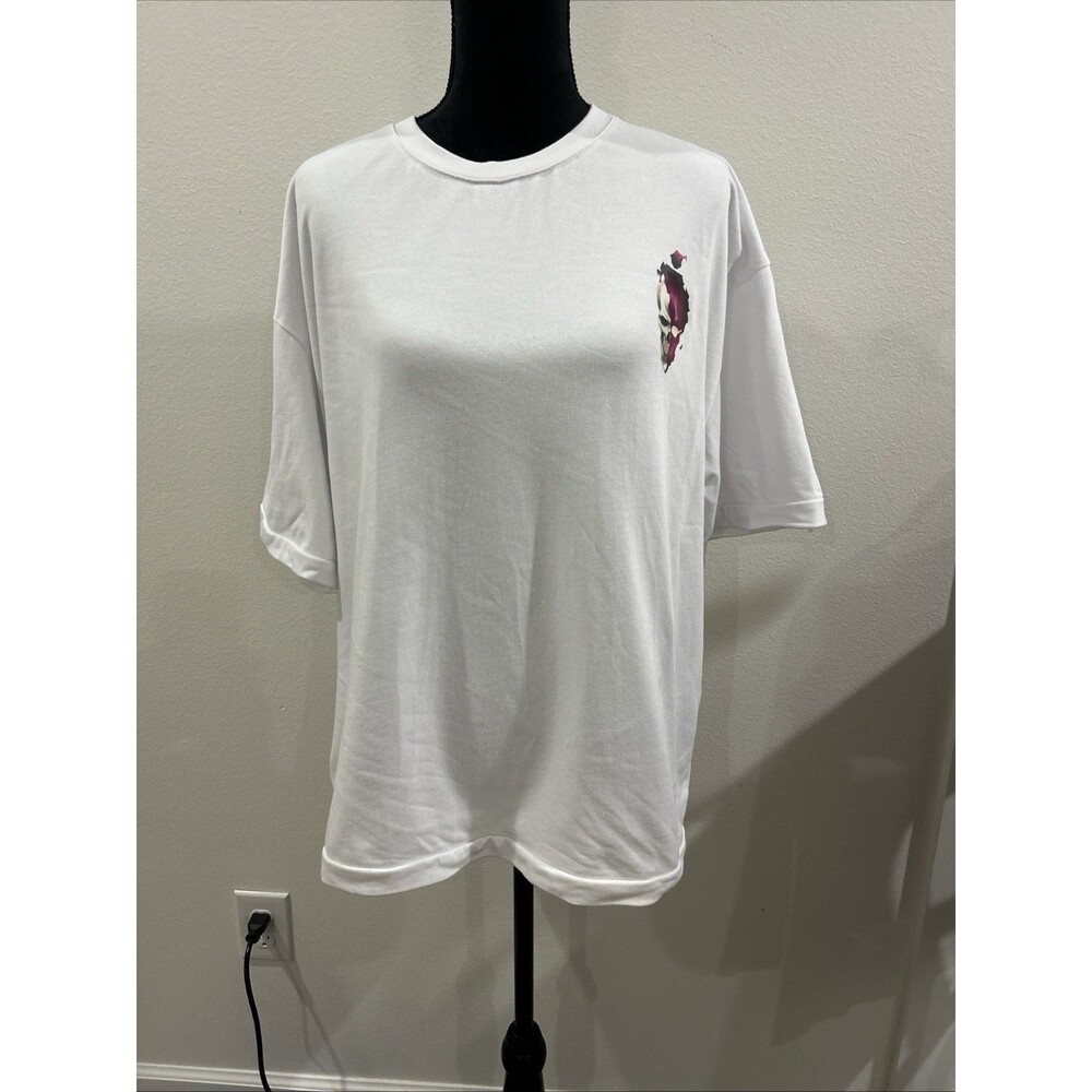 VINTAGE  FULL METAL ALCHEMIST Shirt Size Large White With Skulls Hit 2000’s